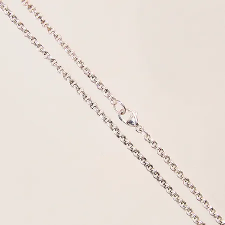 Kedja Ärtlänk, längd: 79,5cm, bredd: 2,5mm, silver 925/1000 Vikt: 14,6 g