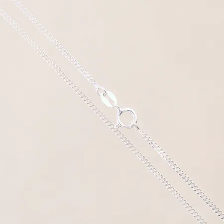 Kedja Pansar, längd: 45cm, bredd: 1,7mm, GHA, silver 925/1000 Vikt: 3 g
