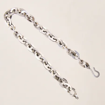 Armband Ankar, längd 18,5cm, bredd 6,0mm, silver 925/1000 Vikt: 9,9 g