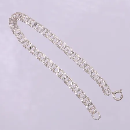 Armband Bismarck, 16cm, bredd 4,5mm, för barn. 925/1000 silver  Vikt: 3,8 g