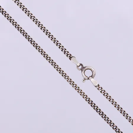 Kedja Pansar, ca 61cm, bredd 2mm. 925/1000 silver Vikt: 6,9 g