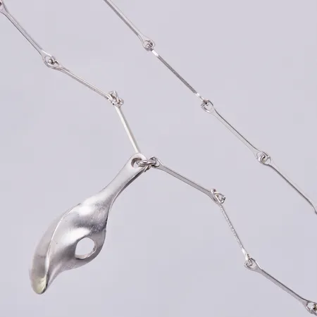 Collier med hänge Lapponia 33cm, Silver 925/1000 Vikt: 14,9 g