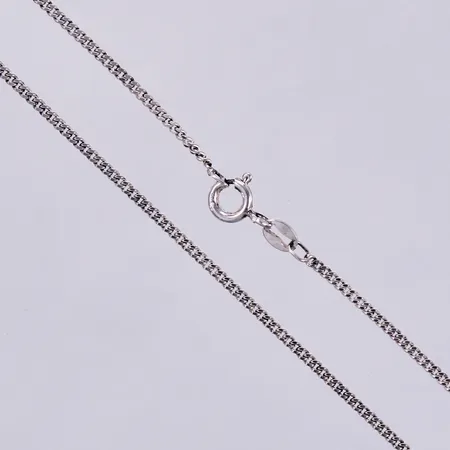 Kedja Pansar längd ca 38cm, bredd 1mm, 925/1000 silver Vikt: 1,7 g