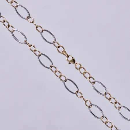 Collier längd ca 41cm, bredd ca 3-7mm, 18K Vikt: 5,3 g