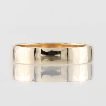 Ring slät, storlek 22 mm, bredd 5 mm, 8k. Vikt: 5,9 g