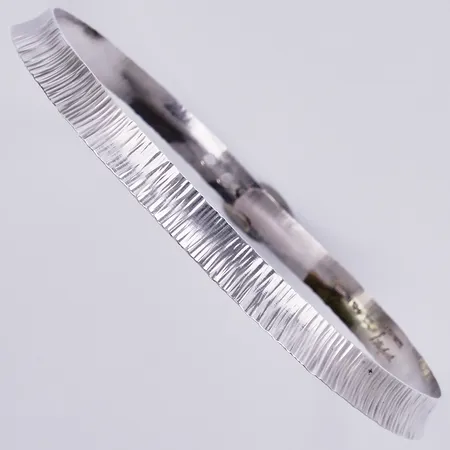Collier stelt, Stigbert handarbete, innermått Ø ca 12cm, bredd ca 1cm, Waldemar Atelje Waldemar Jonsson år 1971, justerbar, 830/1000 silver  Vikt: 33,8 g