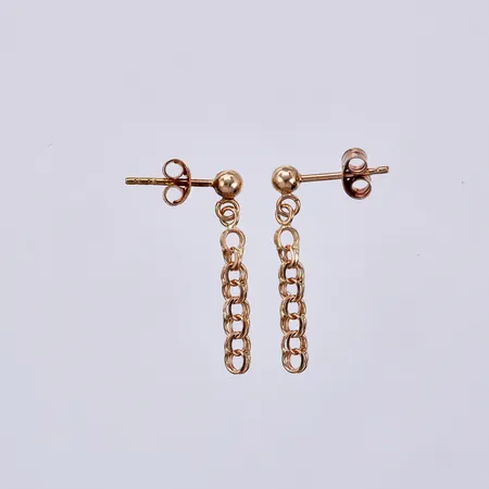 Ett par örhängen bismarck, längd: ca 2cm, bredd: ca 3mm, 18K Vikt: 0,9 g
