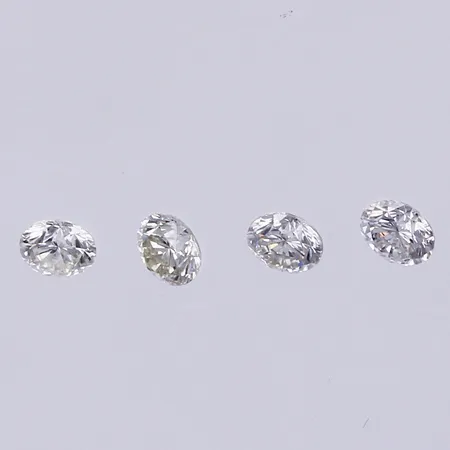 Lösa diamanter, ca 4x0,10ct
