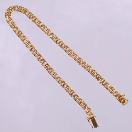 Armband Bismarck längd 19cm, bredd 4mm, 18K. Vikt: 9,5 g