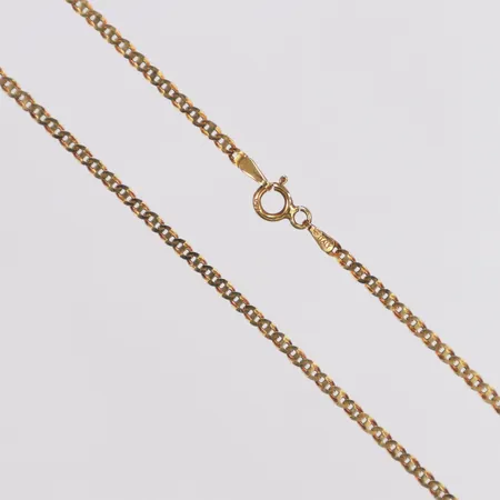 Kedja, Italy, 42,5cm, bredd 1,9mm, 18K  Vikt: 3,3 g