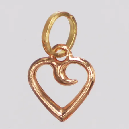 Hänge, hjärta, Alton, 12mm, 18K  Vikt: 0,1 g