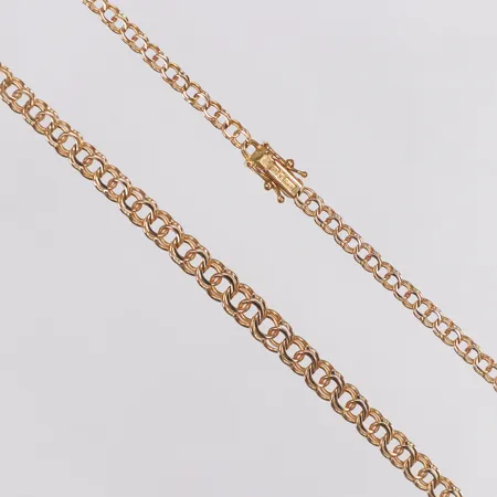 Collier, doserad Bismarck, Svedbom, 42,5mm, bredd 3,2-5,5mm, 18K Vikt: 9,4 g