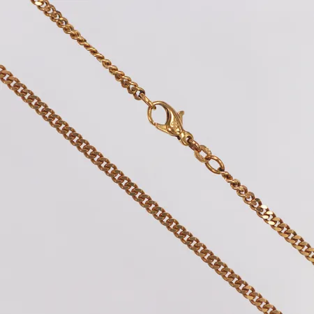 Kedja, Pansar, Balestra, 47,5cm, bredd 3mm, 18K  Vikt: 17,6 g