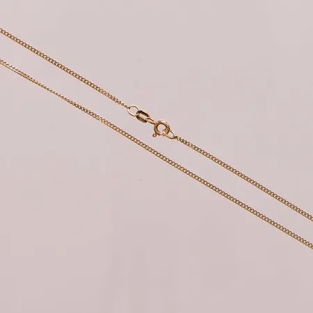 Kedja pansar, 52cm, bredd:1mm, 18K 4,0g.