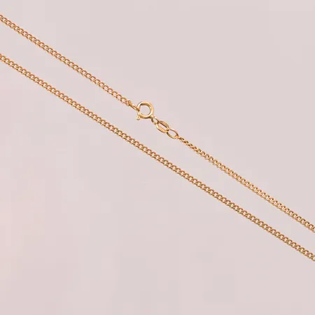 Kedja, 56cm, bredd:1mm, 18K 7,9g.