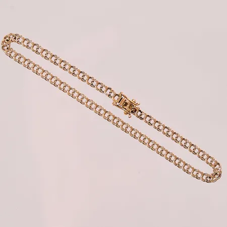 Armband Bismarck, 20,5cm, bredd:3mm, 18K 5,3g.