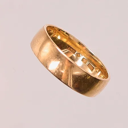 Ring, Ø19½, bredd:5mm, gravyr, 18K 6,4g.
