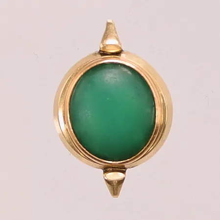 Hänge/omgjord klockboett, 27x18mm, 14K 6,6g.