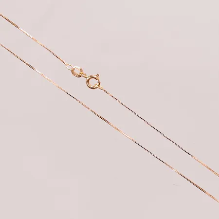 Kedja venezia, 37cm, 18K 1,2g.