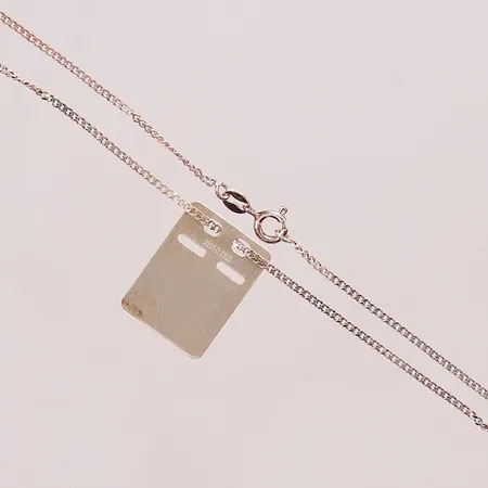 Kedja, 38cm, idbricka, 925/1000 Silver 3,9g.