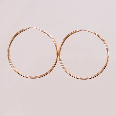 Ett par örhängen, 29mm, 18K 1,6g.