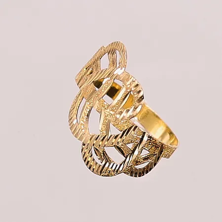 Ring, Ø18, bredd:15mm, 14K 1g.
