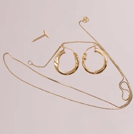 Diverse guld, defekt, 14K 3,2g.