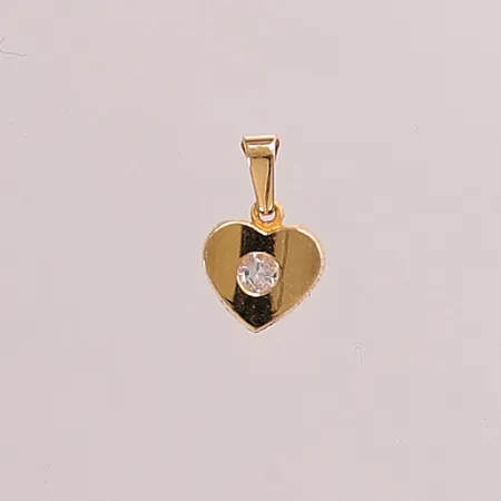 Hänge Karl Laine, Finn Feelings, 9mm, vit sten, 18K 0,8g.