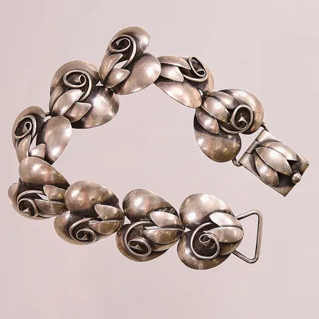 Armband, 18cm, bredd:21mm, 830/1000 Silver 36,3g.