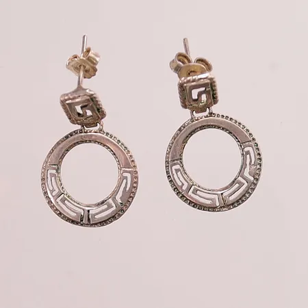 Ett par örhängen, 28mm, 925/1000 Silver 3,9g.