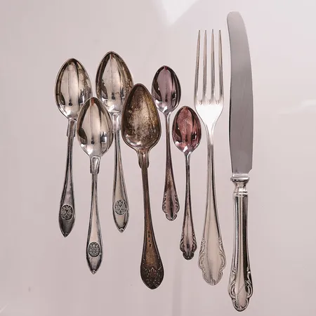 Diverse udda bestick, 830/1000 Silver 164,7g.