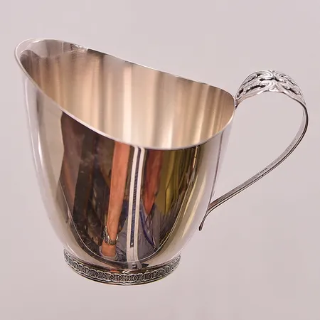 Gräddkanna, höjd ca 6cm, GAB, 830/1000 Silver 59,0g.