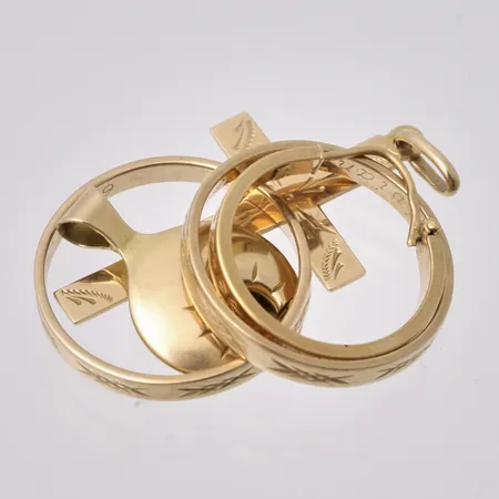 Diverse defekt guld, 18K, vikt 9,27g.