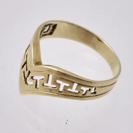 Defekt guld, 14K, vikt 2,59g.
