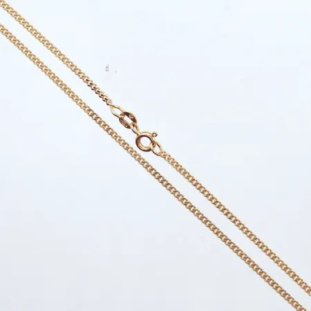 Kedja Pansar, längd 42cm, bredd 1,8mm, 18K  Vikt: 5 g