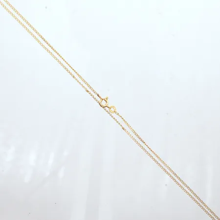 Kedja Pansar, längd 54cm ,defekt, 18K Vikt: 2,8 g