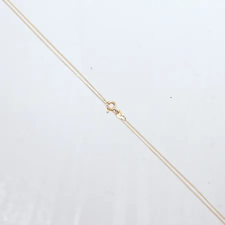 Kedja Pansar, längd 46cm, bredd 0,90mm, 18k Vikt: 1,5 g