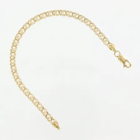Armband Bismarck, 17cm, bredd 4mm, Balestra, 18K Vikt: 4,4 g