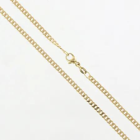 Kedja pansar, manglad, 46cm, bredd 2,5mm, 18K Vikt: 8,4 g