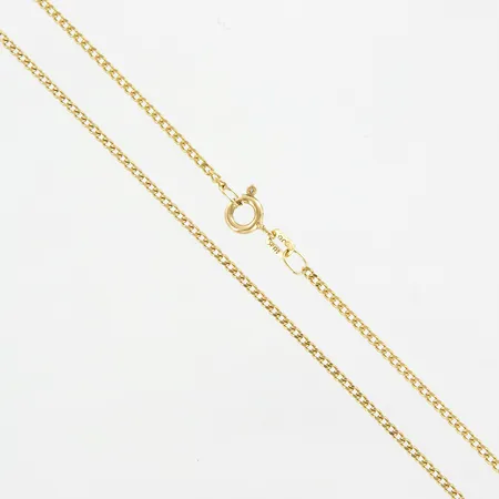 Kedja pansar, 38cm, bredd 1,5mm, 18K Vikt: 3,8 g