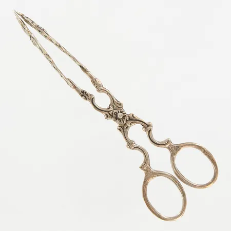 Kaktång, rosdekor, ca 13,3cm, silver Vikt: 25,1 g
