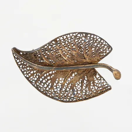 Brosch, filigranarbete, ca 42mm, 830/1000 Silver Vikt: 4,5 g