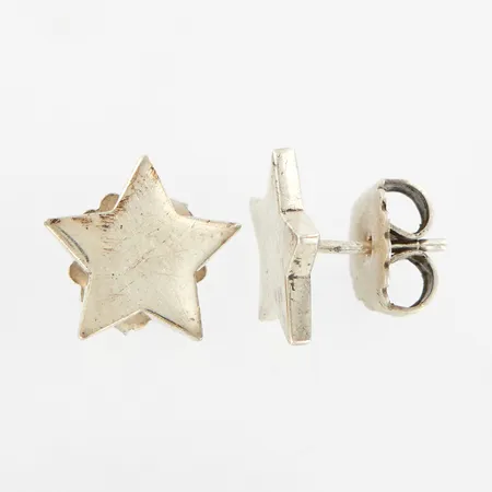 Ett par Örhängen Stjärnor Ø ca13mm, silver 925/1000 Vikt: 4 g