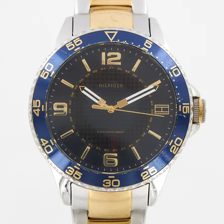 Armbandsur Tommy Hilfiger Ø46mm, TH.176.1.27.1208, quartz, stål, bruksrepor, inga tillbehör 