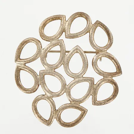 Brosch, Heiring, 46x50mm, silver 925/1000 Vikt: 16,4 g