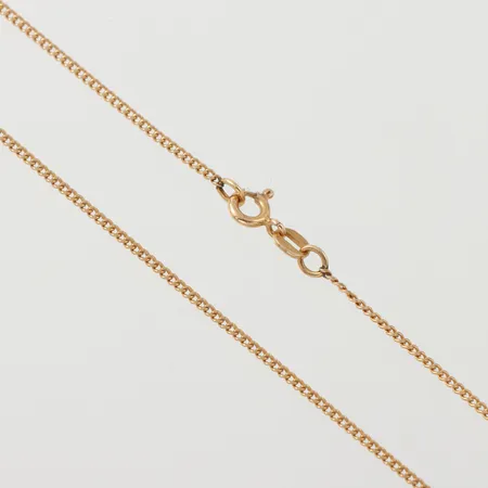 Collier Pansar, Balestra, längd ca 46 cm, bredd 1.3 mm, 18k. Vikt: 3,2 g