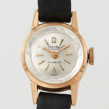 Damur Lagonda, fungerar ej, diameter 16.2 mm, 18k.