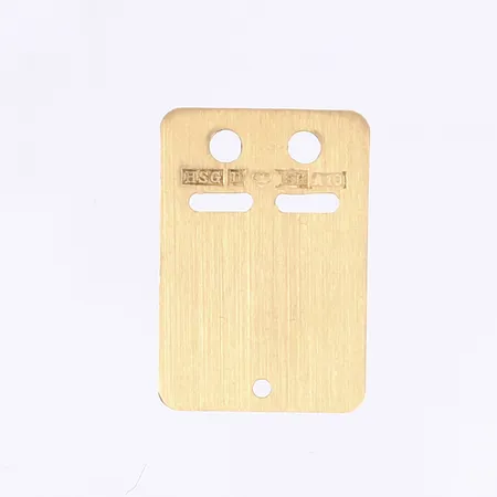ID bricka, gravyr, 18K Vikt: 2,8 g