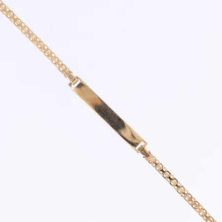 Armband, Balestra, längd 17cm, bredd 2-3mm 18K Vikt: 2,3 g