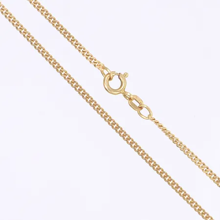 Halskedja, pansar, längd 44cm, bredd 2mm, 18K Vikt: 5,8 g